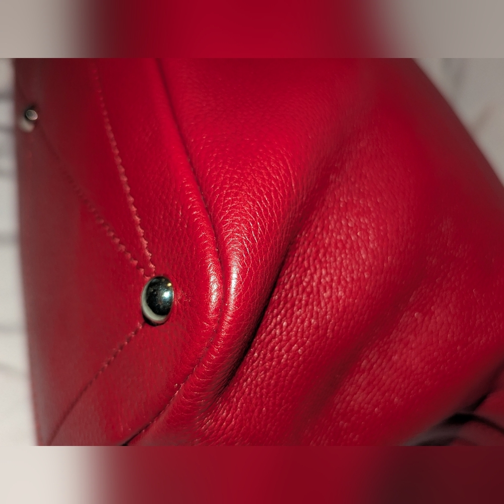 Furla Red Leather Shoulder Bag - Picture 7 of 12